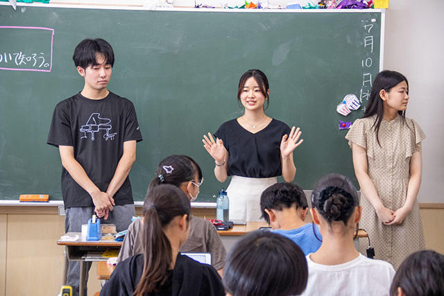 「キャンパスSDGs紹介」の様子