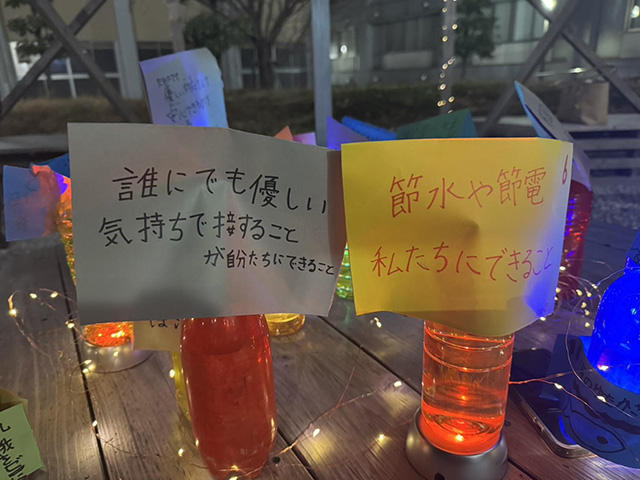 目標達成に向けてできることを宣言